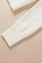 Load image into Gallery viewer, Ruched Sweetheart Neck Long Sleeve Sweater