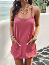 Load image into Gallery viewer, Full Size Pocketed Cami and Shorts Set