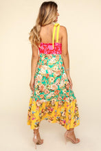 Load image into Gallery viewer, Haptics Floral Color Block Maxi Dress with Pockets
